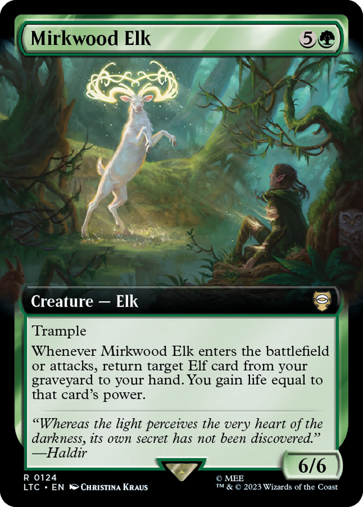 Mirkwood Elk (Extended Art) [The Lord of the Rings: Tales of Middle-Earth Commander] | Kessel Run Games Inc. 