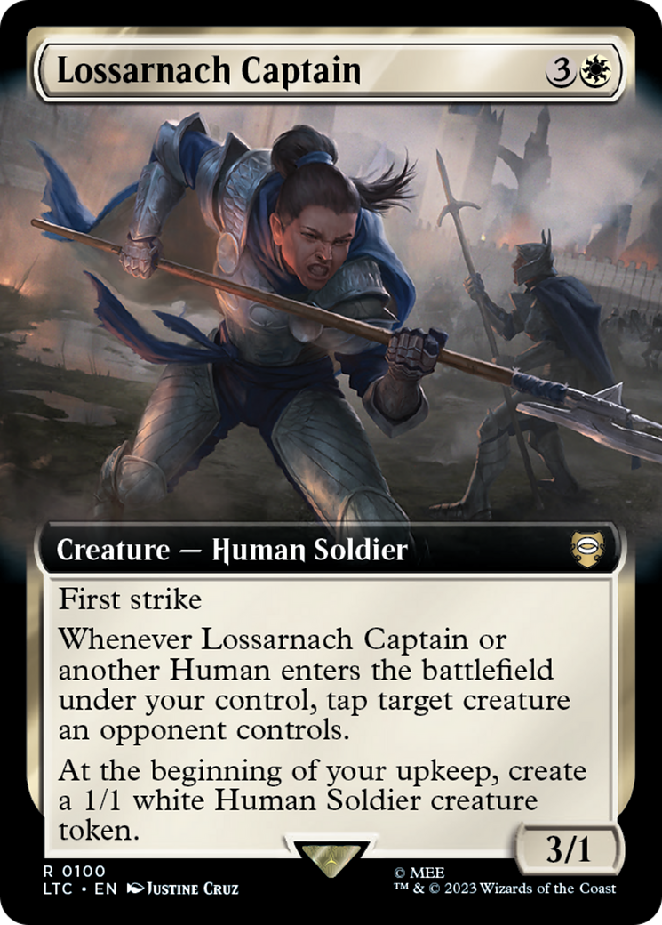 Lossarnach Captain (Extended Art) [The Lord of the Rings: Tales of Middle-Earth Commander] | Kessel Run Games Inc. 