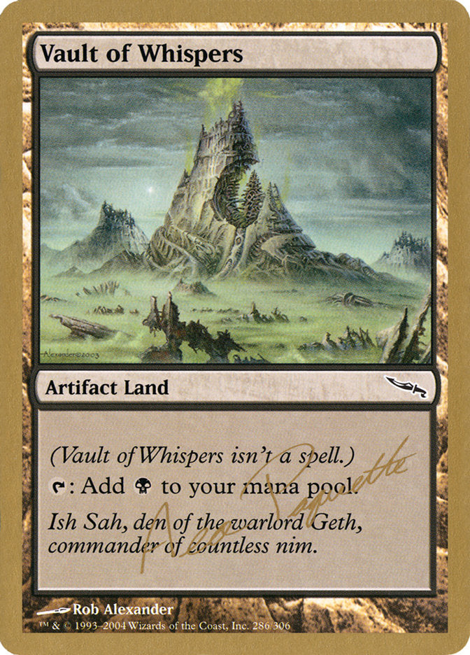 Vault of Whispers (Aeo Paquette) [World Championship Decks 2004] | Kessel Run Games Inc. 