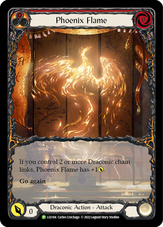 Phoenix Flame [LGS104] (Promo)  Rainbow Foil | Kessel Run Games Inc. 