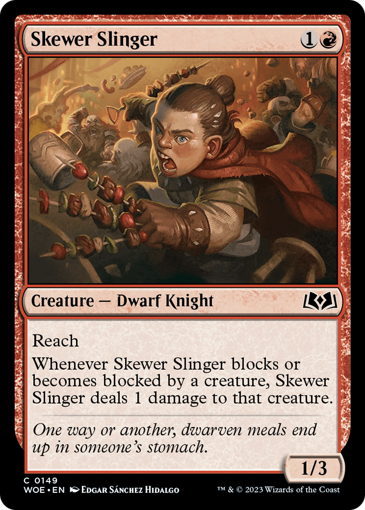 Skewer Slinger [Wilds of Eldraine] | Kessel Run Games Inc. 