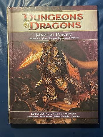 Martial Power: A 4th Edition D&D Supplement | Kessel Run Games Inc. 
