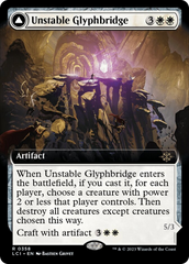 Unstable Glyphbridge // Sandswirl Wanderglyph (Extended Art) [The Lost Caverns of Ixalan] | Kessel Run Games Inc. 