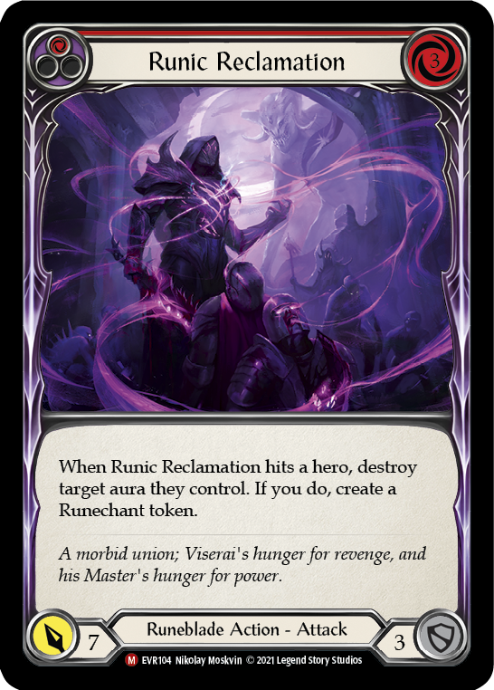 Runic Reclamation [EVR104] (Everfest)  1st Edition Rainbow Foil | Kessel Run Games Inc. 