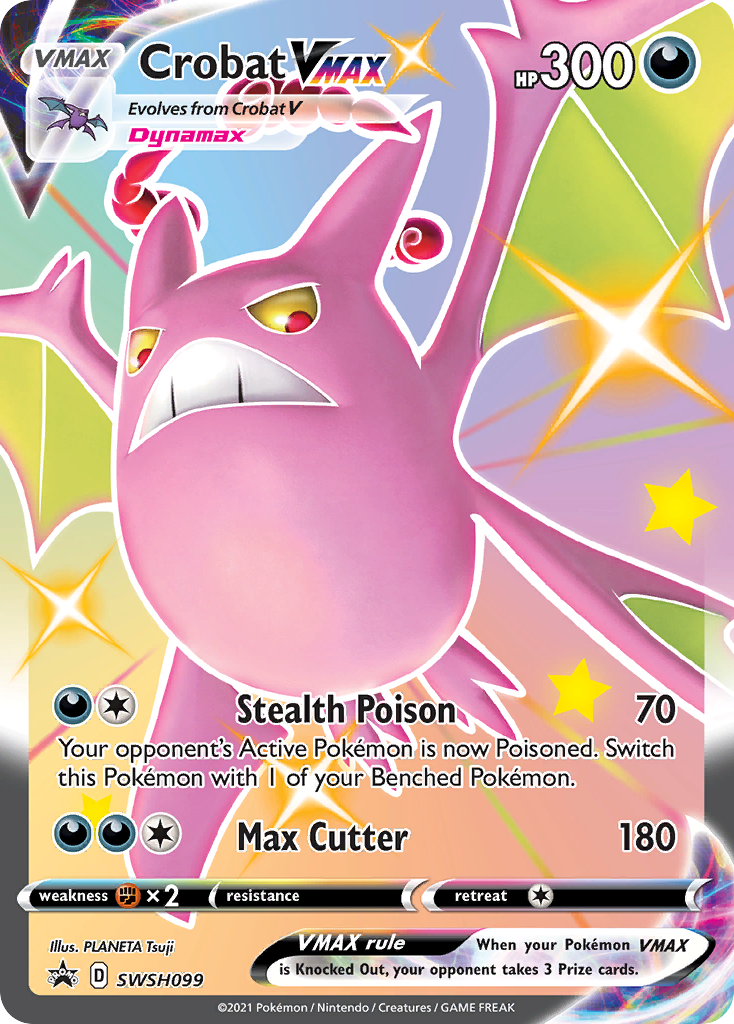 Crobat VMAX (SWSH099) [Sword & Shield: Black Star Promos] | Kessel Run Games Inc. 