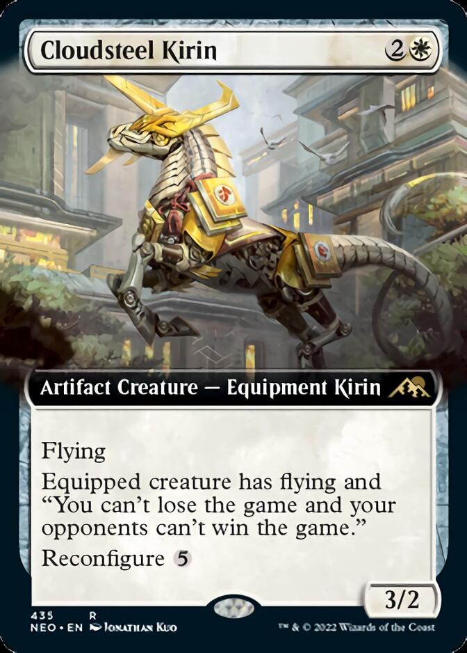 Cloudsteel Kirin (Extended Art) [Kamigawa: Neon Dynasty] | Kessel Run Games Inc. 