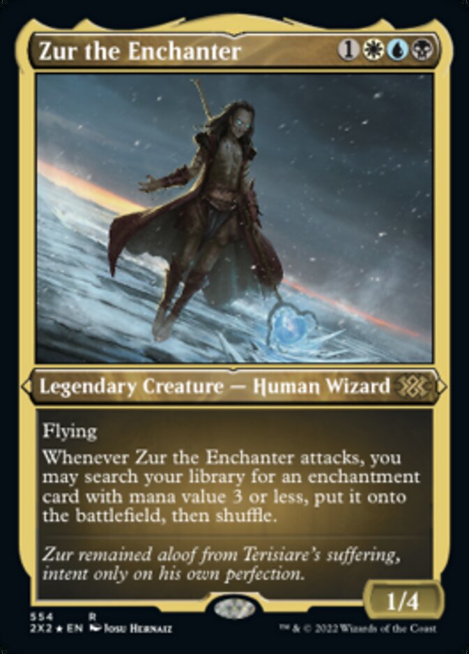 Zur the Enchanter (Foil Etched) [Double Masters 2022] | Kessel Run Games Inc. 