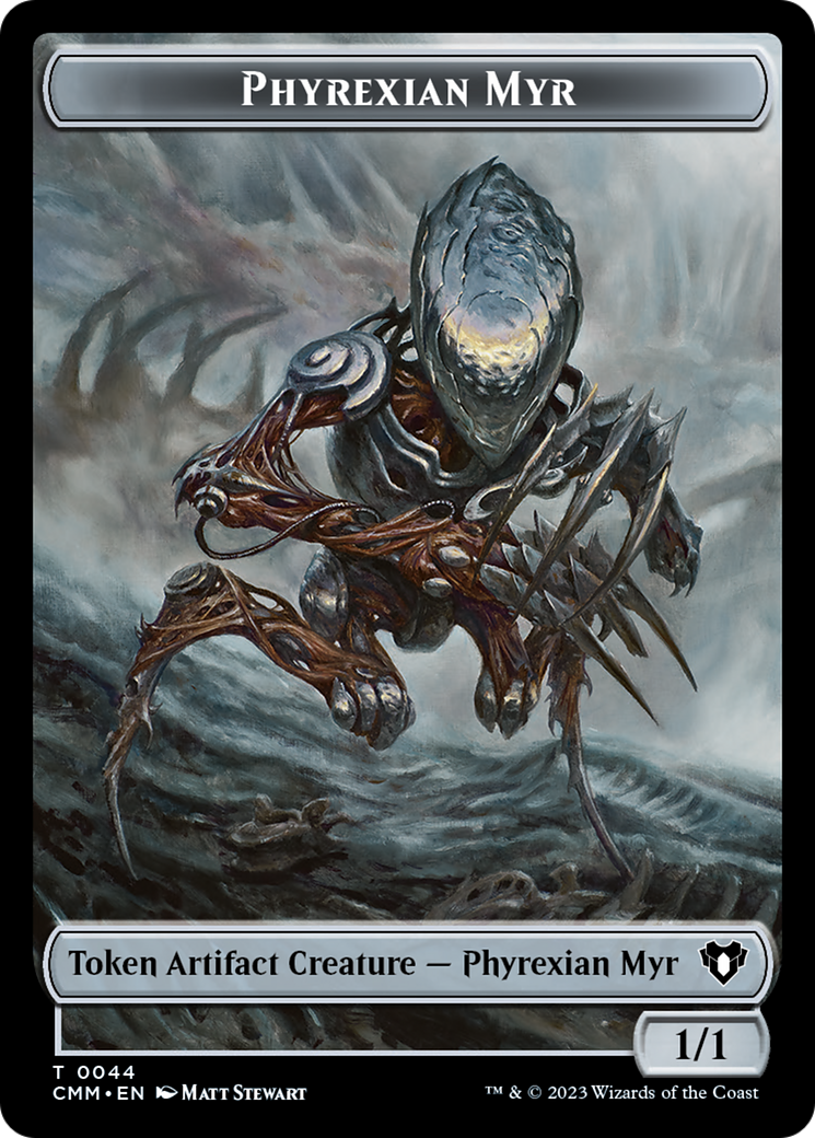Phyrexian Myr Token [Commander Masters Tokens] | Kessel Run Games Inc. 