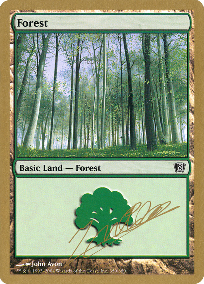 Forest (jn350) (Julien Nuijten) [World Championship Decks 2004] | Kessel Run Games Inc. 