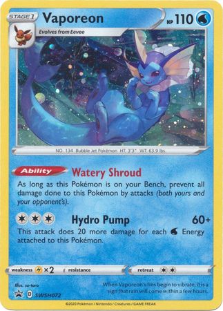 Vaporeon (SWSH072) [Sword & Shield: Black Star Promos] | Kessel Run Games Inc. 