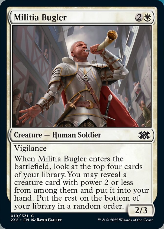 Militia Bugler [Double Masters 2022] | Kessel Run Games Inc. 