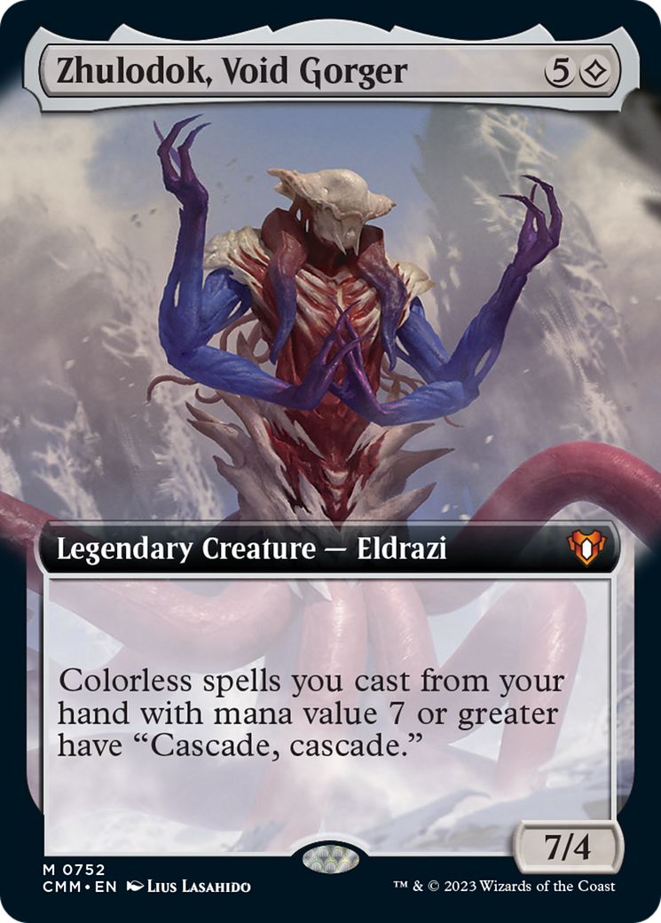 Zhulodok, Void Gorger (Extended Art) [Commander Masters] | Kessel Run Games Inc. 