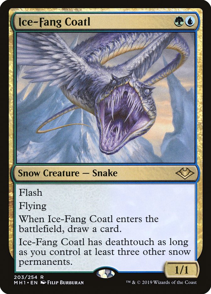 Ice-Fang Coatl [Modern Horizons] | Kessel Run Games Inc. 