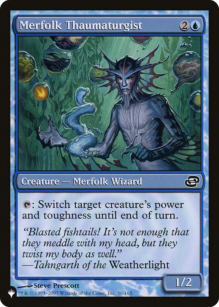 Merfolk Thaumaturgist [The List Reprints] | Kessel Run Games Inc. 