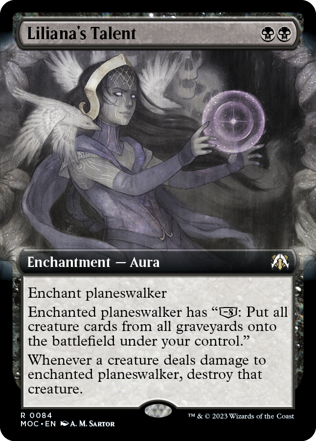 Liliana's Talent (Extended Art) [March of the Machine Commander] | Kessel Run Games Inc. 