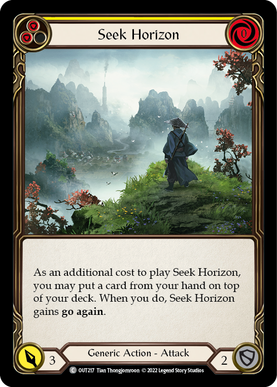 Seek Horizon (Yellow) [OUT217] (Outsiders) | Kessel Run Games Inc. 