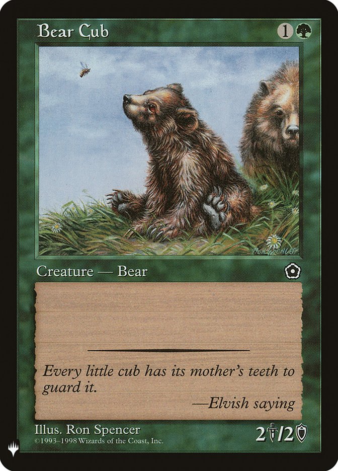 Bear Cub [Mystery Booster] | Kessel Run Games Inc. 