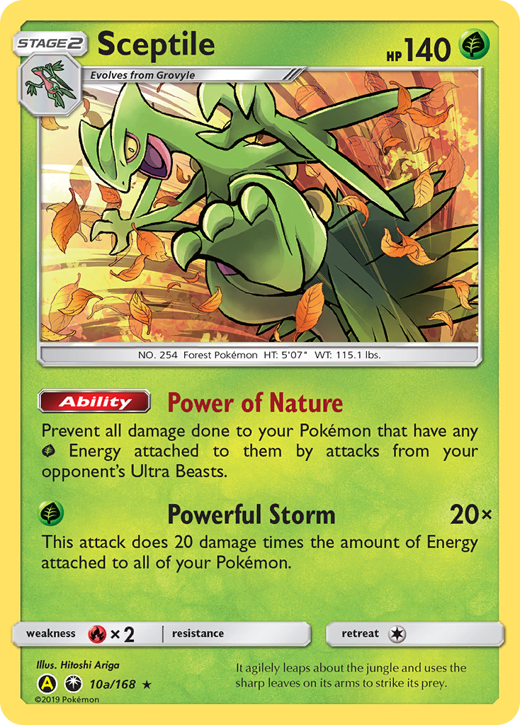 Sceptile (10a/168) [Alternate Art Promos] | Kessel Run Games Inc. 