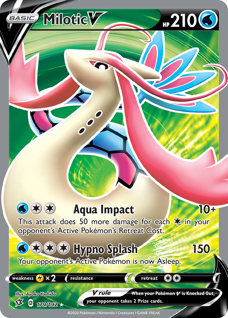 Milotic V (179/192) [Sword & Shield: Rebel Clash] | Kessel Run Games Inc. 