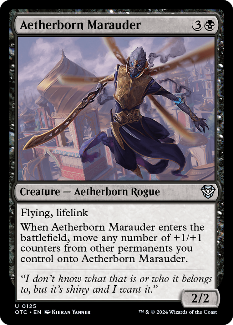 Aetherborn Marauder [Outlaws of Thunder Junction Commander] | Kessel Run Games Inc. 