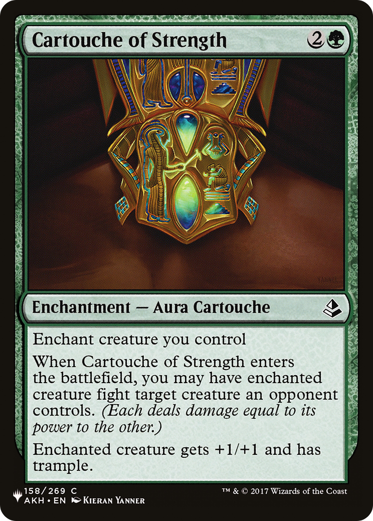 Cartouche of Strength [The List Reprints] | Kessel Run Games Inc. 