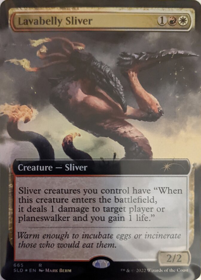 Lavabelly Sliver (Extended Art) [Secret Lair Drop Promos] | Kessel Run Games Inc. 