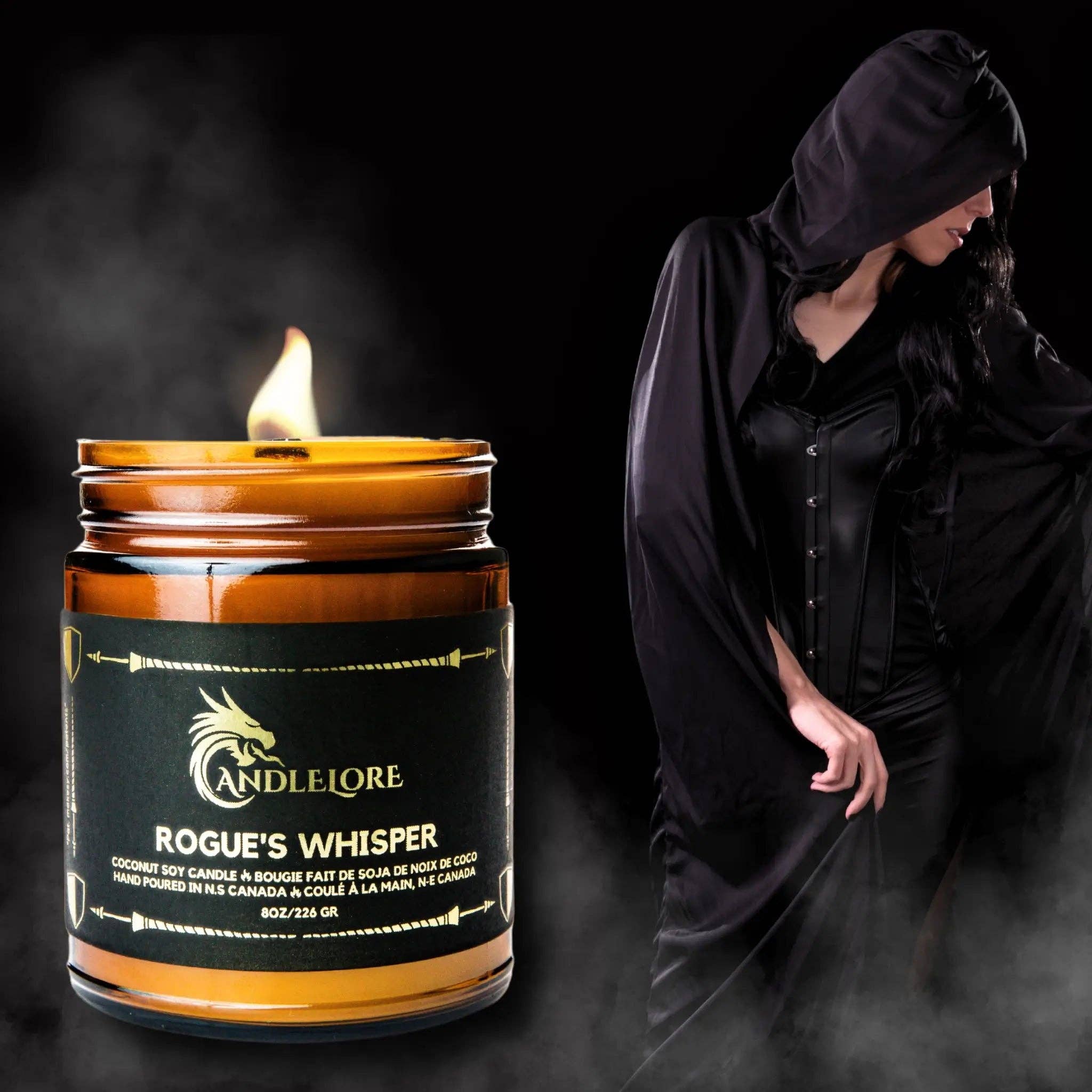 Rogue's Whisper TTRPG Thief Class Candle | Kessel Run Games Inc. 