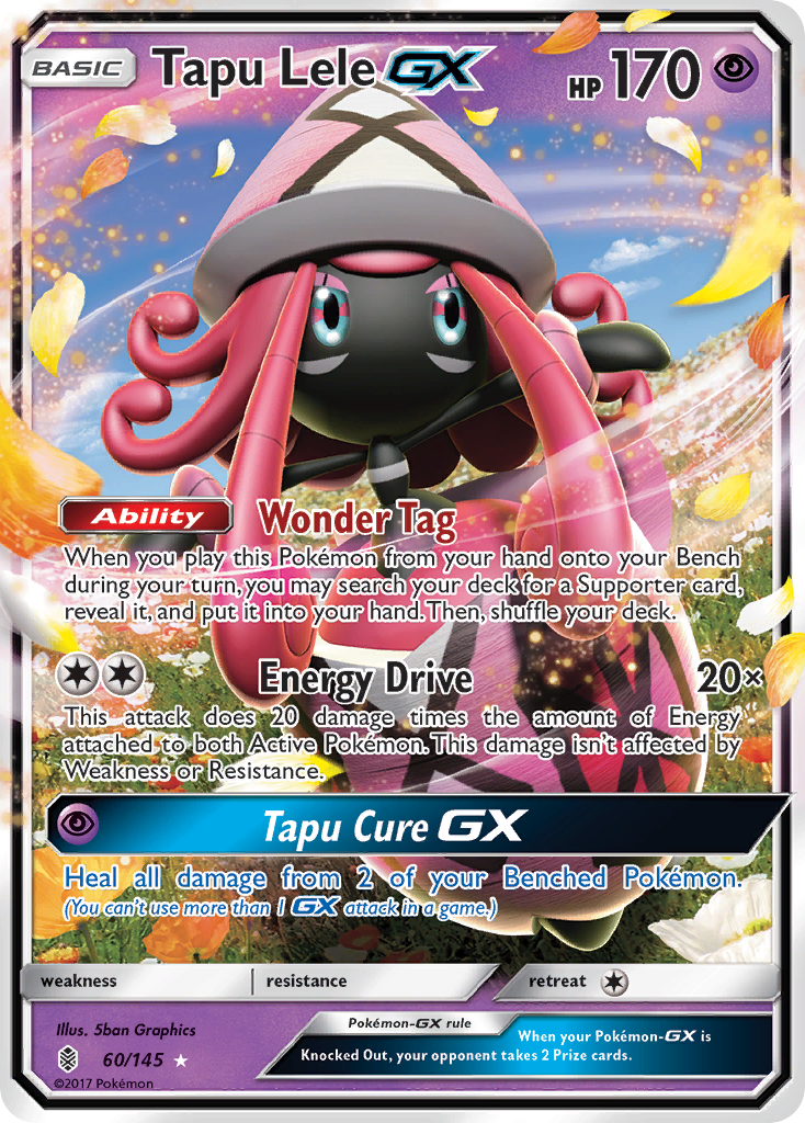 Tapu Lele GX (60/145) [Sun & Moon: Guardians Rising] | Kessel Run Games Inc. 