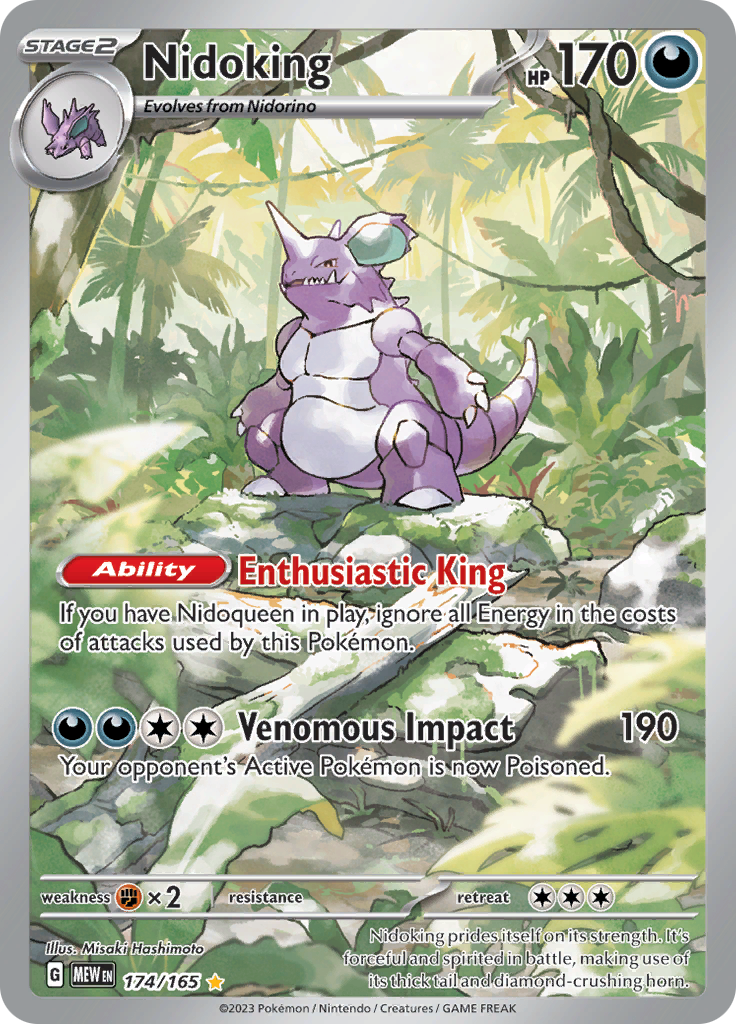 Nidoking (174/165) [Scarlet & Violet: 151] | Kessel Run Games Inc. 