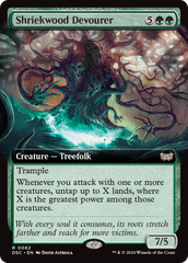 Shriekwood Devourer (Extended Art) [Duskmourn: House of Horror Commander] | Kessel Run Games Inc. 