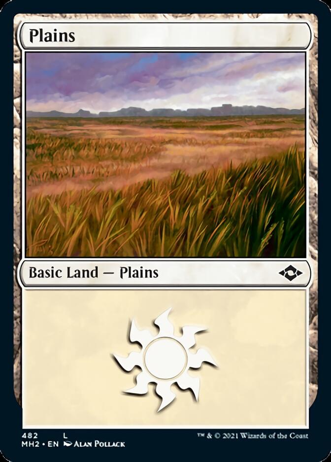 Plains (482) (Foil Etched) [Modern Horizons 2] | Kessel Run Games Inc. 