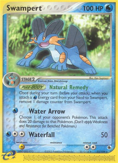 Swampert (23/109) [EX: Ruby & Sapphire] | Kessel Run Games Inc. 