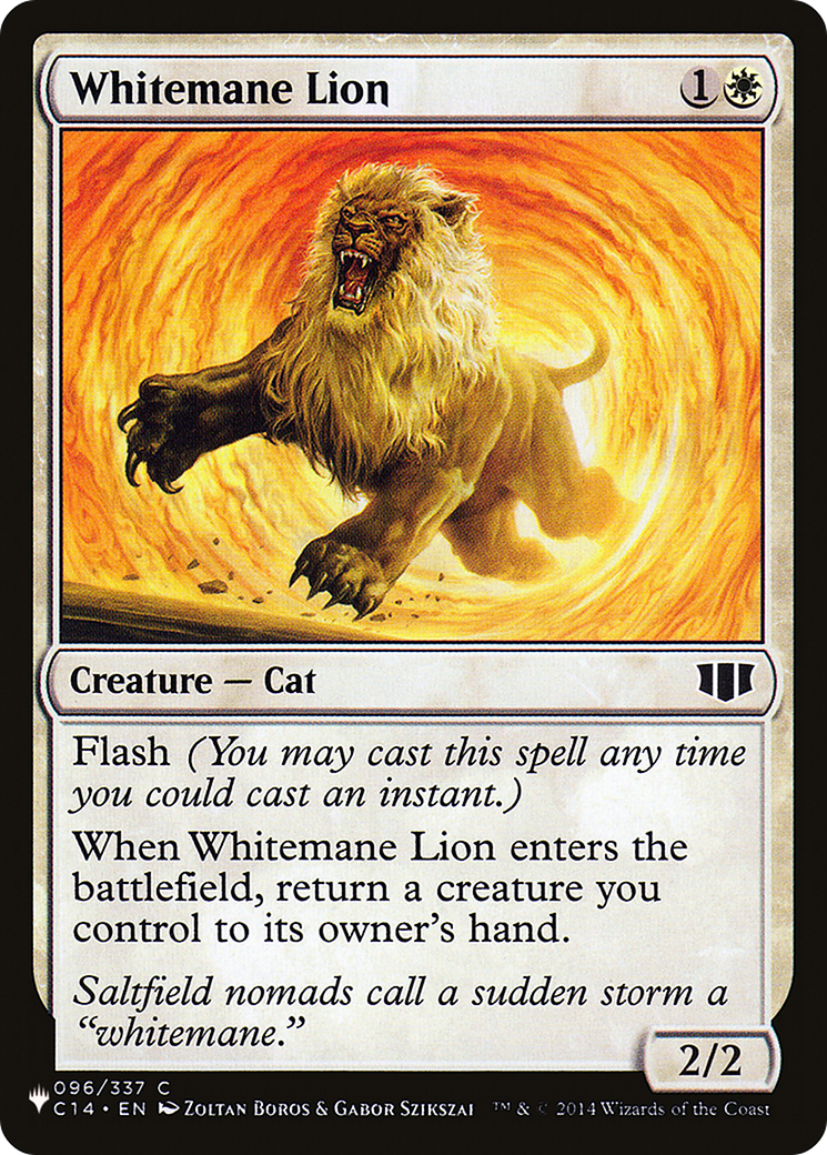 Whitemane Lion (PLC) [The List] | Kessel Run Games Inc. 