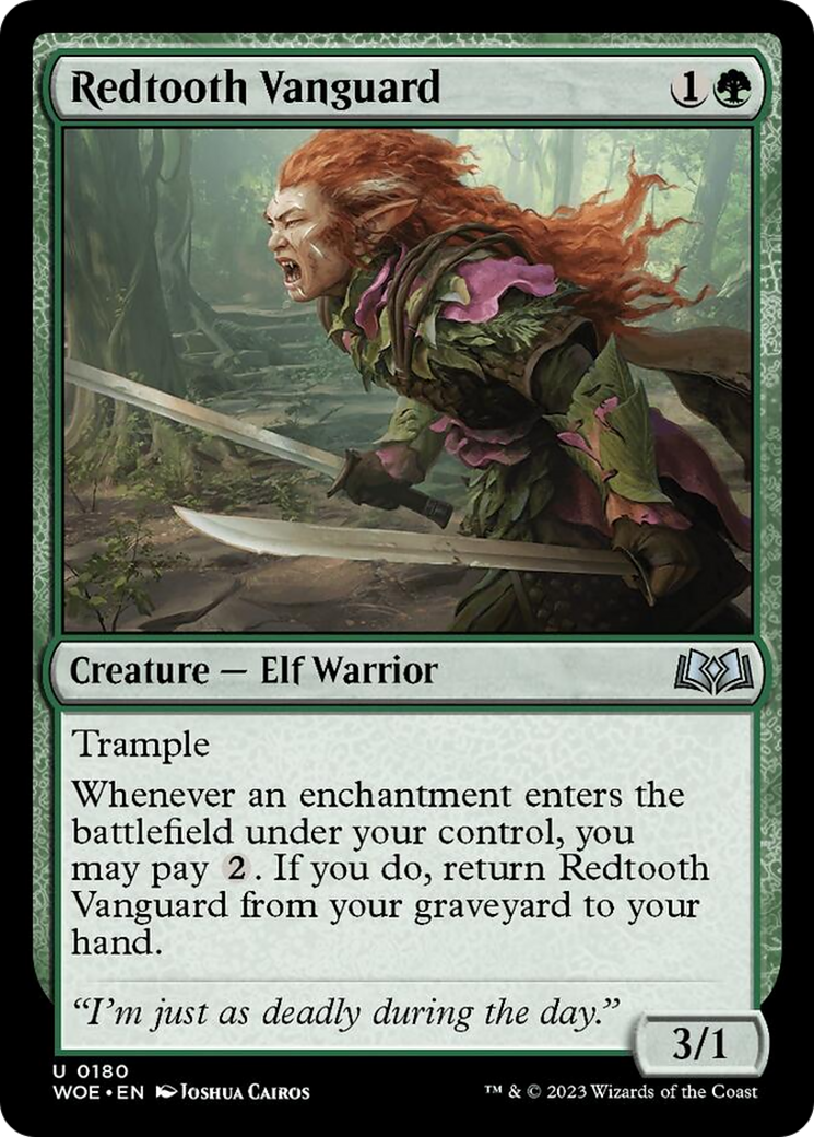 Redtooth Vanguard [Wilds of Eldraine] | Kessel Run Games Inc. 