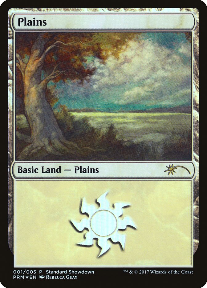 Plains (Rebecca Guay) [Standard Showdown Promos] | Kessel Run Games Inc. 