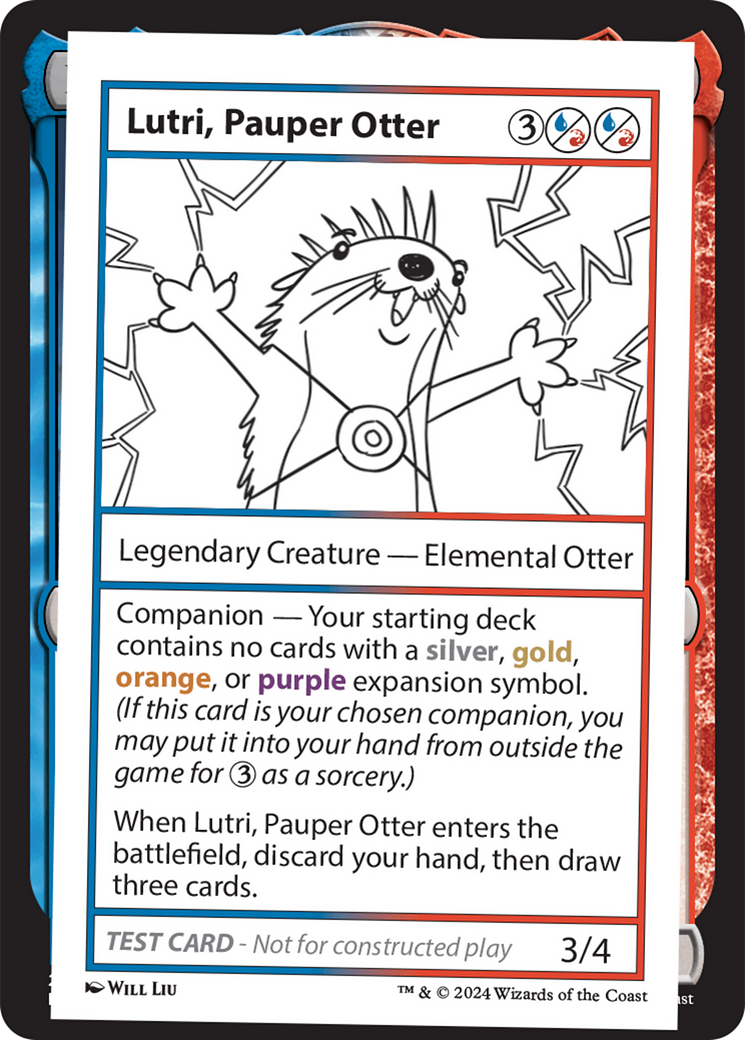 Lutri, Pauper Otter [Mystery Booster 2 Playtest Cards] | Kessel Run Games Inc. 