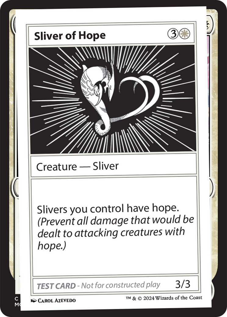 Sliver of Hope [Mystery Booster 2 Playtest Cards] | Kessel Run Games Inc. 