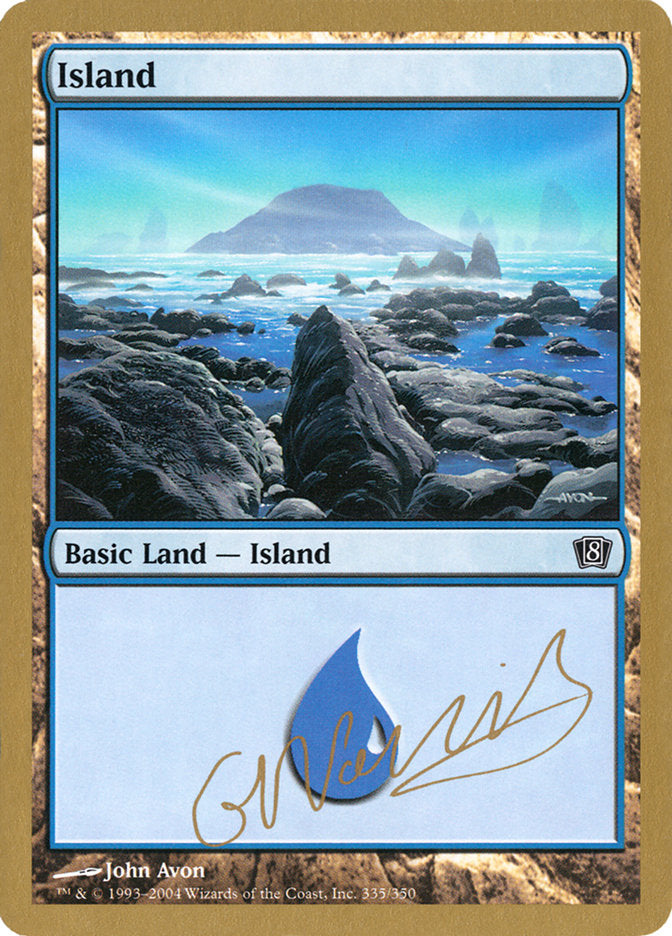 Island (gn335) (Gabriel Nassif) [World Championship Decks 2004] | Kessel Run Games Inc. 
