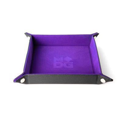 Fanroll Dice Tray: Leather Backed Fold Up Dice Tray | Kessel Run Games Inc. 