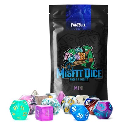 FanRoll Dice: Mystery Misfit 7pc Set: Mini (2 Set Pack) | Kessel Run Games Inc. 