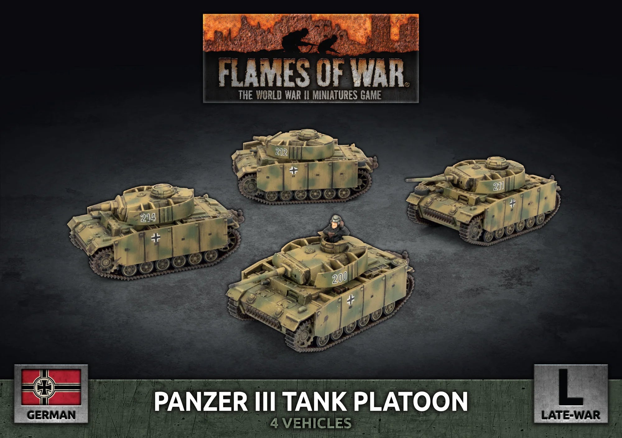Panzer III Tank Platoon (x4 Plastic) | Kessel Run Games Inc. 