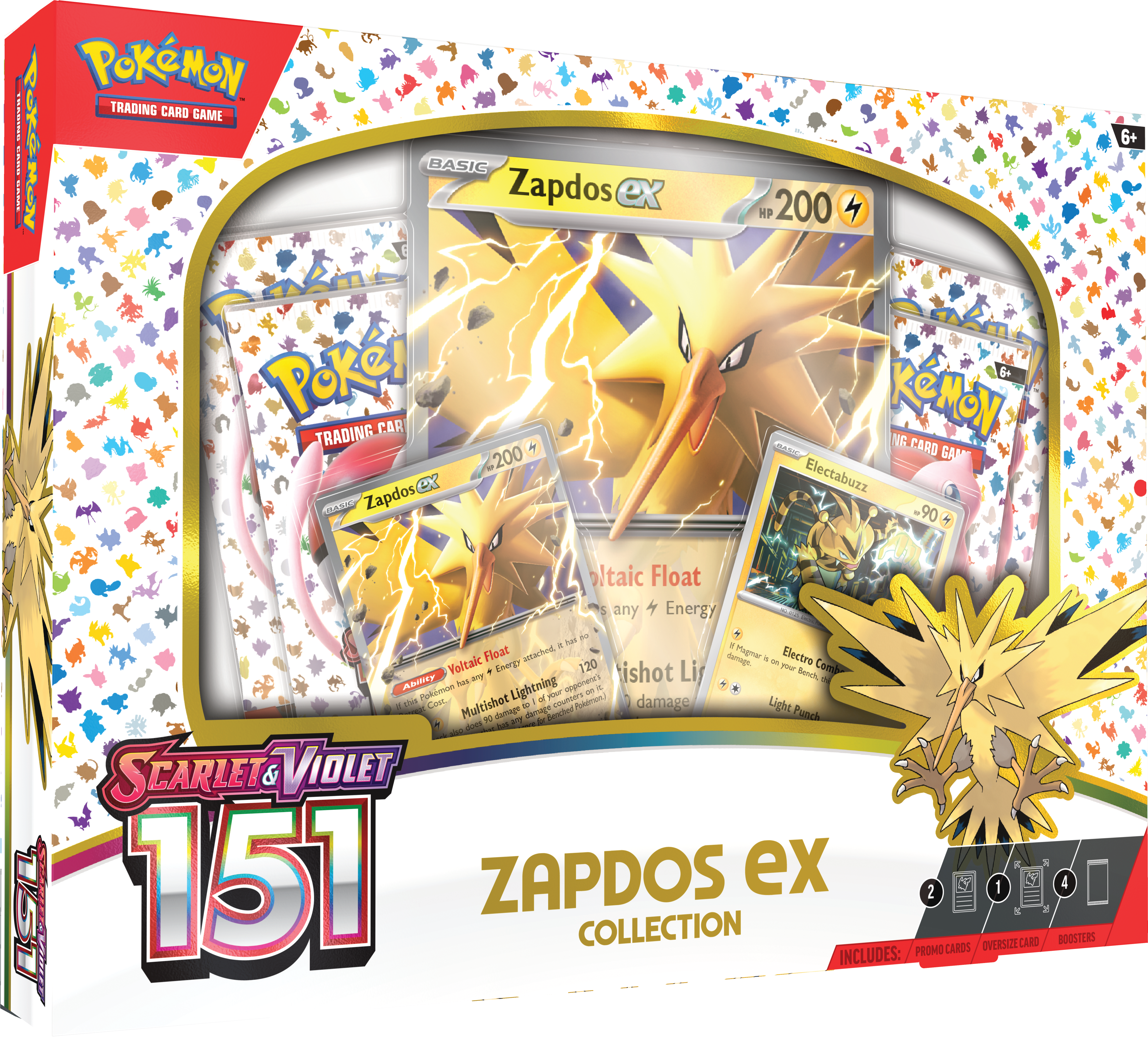 Pokemon Scarlet & Violet 151 EX Box Zapdos | Kessel Run Games Inc. 