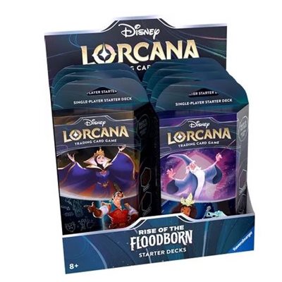 Disney Lorcana: Rise of the Floodborn: Starter Deck Display | Kessel Run Games Inc. 