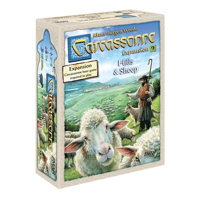 Carcassonne: Expansion 9 – Hills & Sheep | Kessel Run Games Inc. 