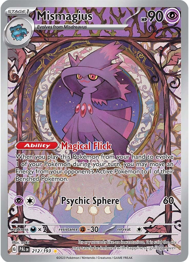 Mismagius (212/193) [Scarlet & Violet: Paldea Evolved] | Kessel Run Games Inc. 