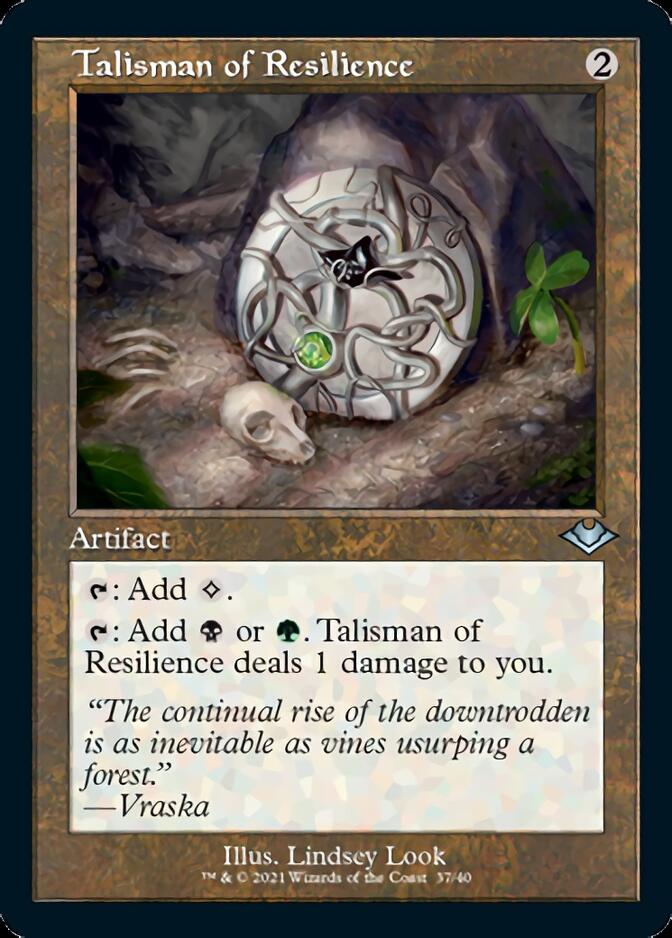 Talisman of Resilience (Retro Foil Etched) [Modern Horizons] | Kessel Run Games Inc. 