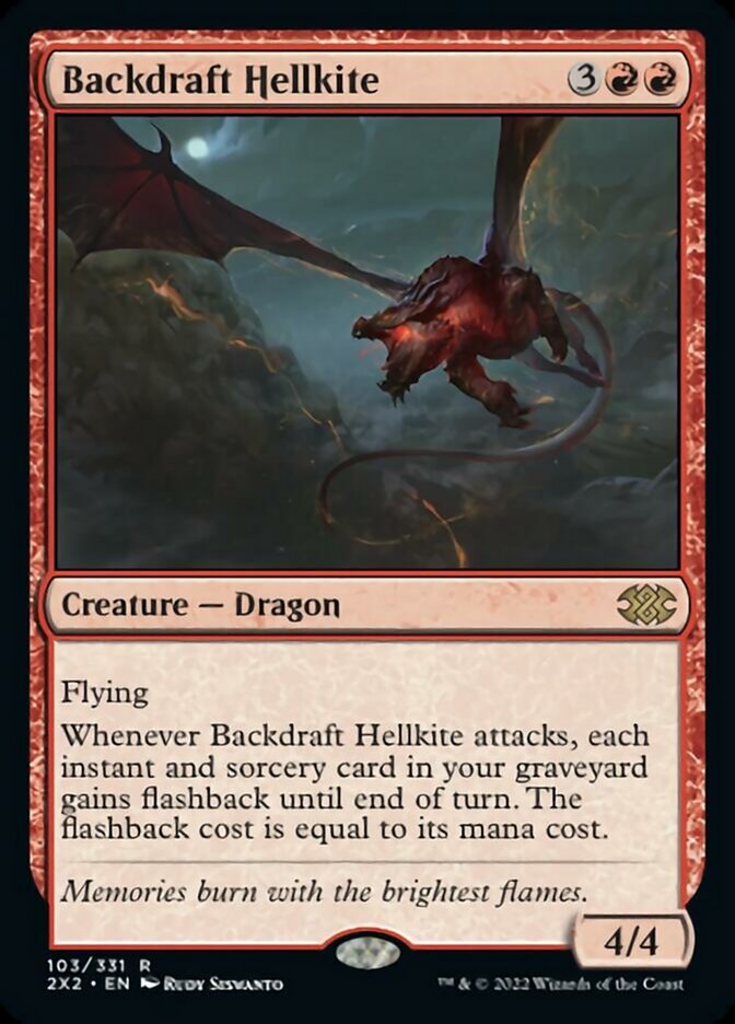 Backdraft Hellkite [Double Masters 2022] | Kessel Run Games Inc. 