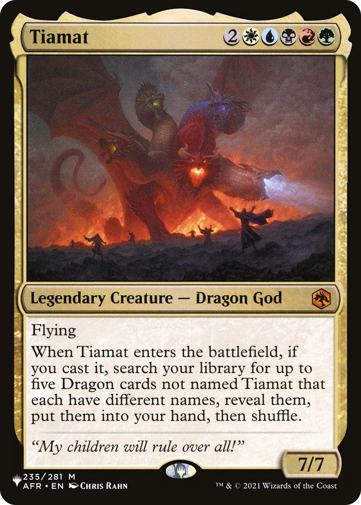 Tiamat [The List] | Kessel Run Games Inc. 