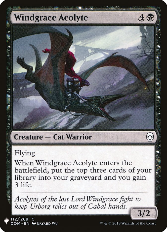 Windgrace Acolyte [Mystery Booster] | Kessel Run Games Inc. 