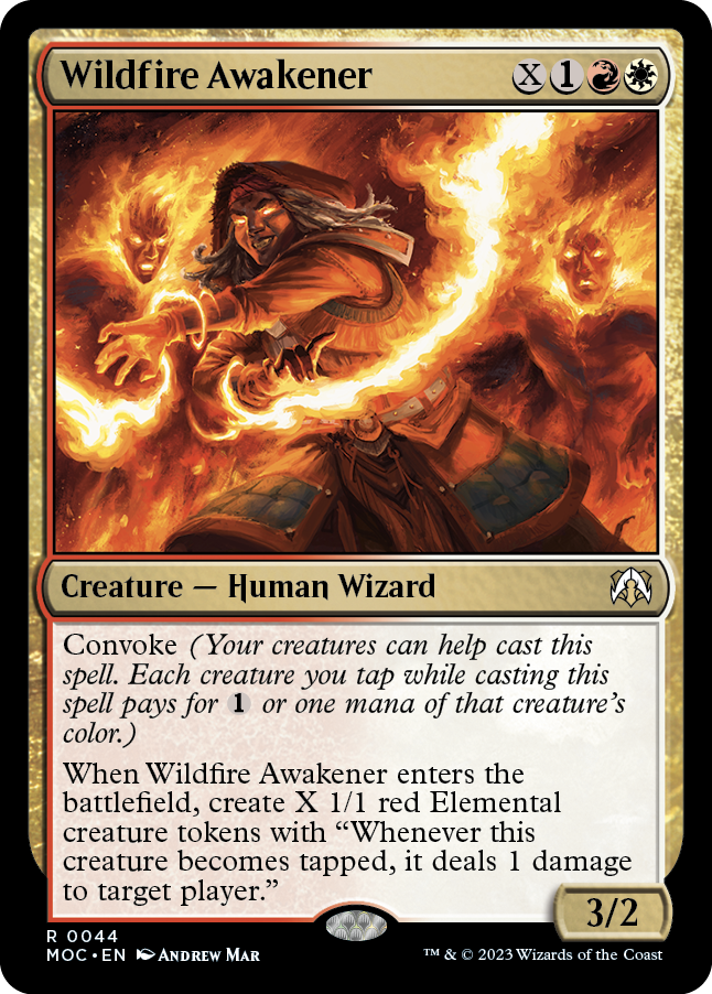 Wildfire Awakener [March of the Machine Commander] | Kessel Run Games Inc. 